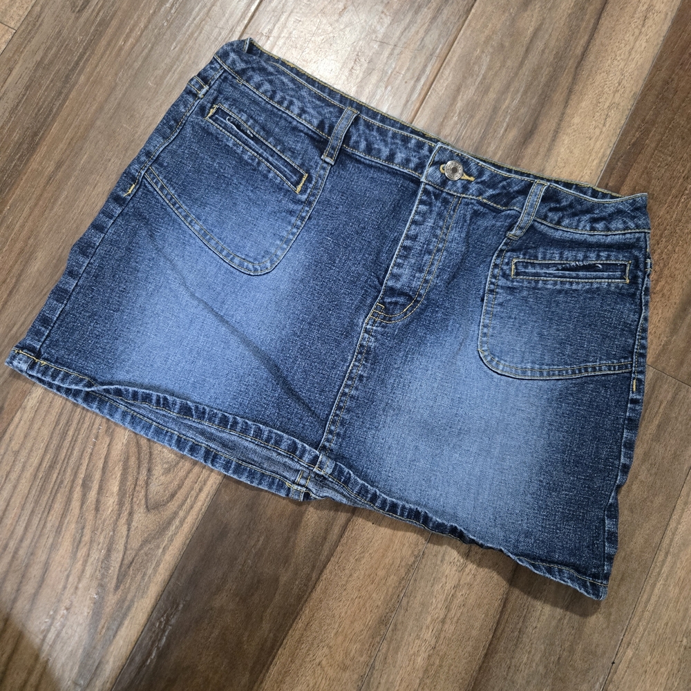 Denim Mini Skirt